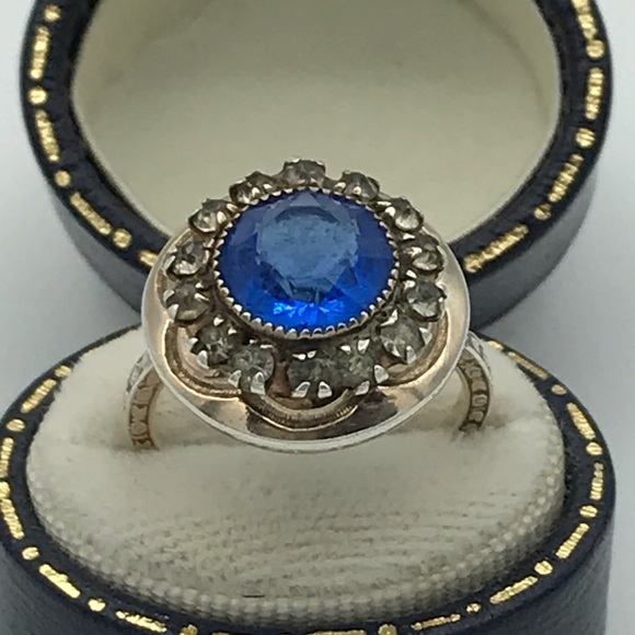 Vintage Jewelry - Vintage Art Deco Floral Etched Ring